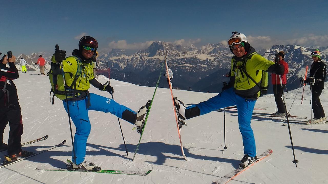Alpen Hotel Corona Vigo di Fassa Exteriör bild